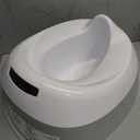 Ingenuity Ready Set Go Potty Training Toilet, Removable Bowl, Non-Skid Bottom, Wide Stable Base, Age 18 Months & Up, White & Grey