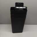 N. NETDOT 3 Pack Small Trash Can with lid, 3 Gallon Bathroom Trash Can,Garbage Can Slim Trash Bin Waste Basket for Bathroom,Kitchen,Bedroom,Living Room,Office,Laundry - Black