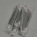 Shozafia 5 Pack Finger Pulls for Cabinets, Streamlined Long Concealed Handle for Home Kitchen Door Drawer Cabinet, Mount Finger Edge Tab Pull Aluminum (Black,200mm/7.87" Overall Length)