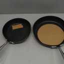 All-Clad HA1 Hard Anodized Non Stick Fry Pan Set 2 Piece, 8, 10 Inch, Induction, Oven Broiler Safe 500F, Pots and Pans Set, Kitchen Frying Pans, Skillets, Premium Cookware, Home, Dishwasher Safe Black