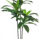 Artificial Plants Indoor - 4ft Artificial Dracaena Tree - Fake Tree Realistic Fake Indoor Plant with Zero Maintenance for Home and Office Decor Sonvviky