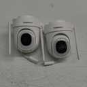 ZUMIMALL 5MP 5G Security Camera Outdoor Wired, 2Pack Outdoor Security Camera with 360 PTZ, Outside Cameras for Home Security with 24/7 Recording, Work with Alexa, 2.4&5G WiFi, AutoTracking, IP66 (White-Plug In 2Pack)