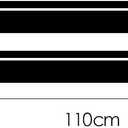 Bonnet Stripe Graphics Sticker Hood Trunk Rear Decal Stickers for Mini Cooper S Countryman 2nd Gen F60 2017-2020 (Gloss Black)