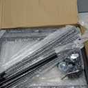 3D Printer Filament Storage Rack, Heavy Duty Metal Cart for 36 Spools | 3-Tier Rolling Filament Rack with Wheels for Workshops, Studios, and Offices | Storage Organizer for PLA, ABS, TPU Filaments (Black)