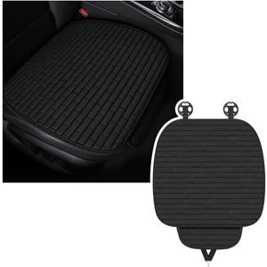Car Seat Covers Front Seats,Non-Slip & Breathable Car Front Seat Cover with Lattice Design,Universal Bottom Seats Covers for Cars with Storage Pockets Cars Interior Accessories (Front Seat Cover)