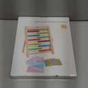 KIDWILL Preschool Math Learning Toy,10-Row Wooden Frame Abacus with Multi-Color Beads, Counting Sticks, Number Alphabet Cards, Gift for 2 3 4 5 6 Years Old Toddlers Boys Girls