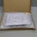 360 Rotating Lazy Susan for Refrigerator, 13.5''x8.5'' Clear Lazy Susan Turntable for Refrigerator Organizers and Storage, Kitchen, Table Top, Cabinet, Pantry, Countertop, 1 Pack