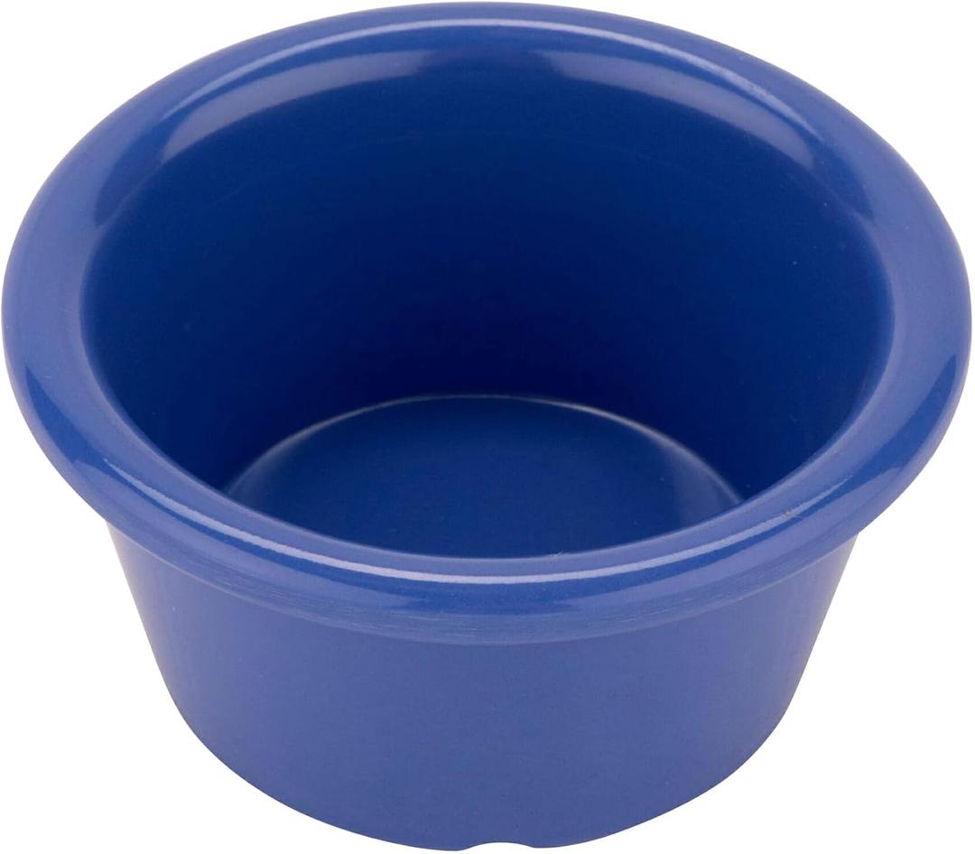 G.E.T. S-620-PB 2 oz. Ramekin, Break Resistant, Melamine, Peacock Blue (Pack of 12)