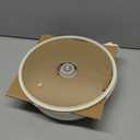 Redchef Nonstick Deep Frying Pan with Lid, Ceramic Saute Pan Skillet, PFOA PFOS Free, Induction Compatible, Stay-Cool Helper Handle, Tempered Glass Cover, Dishwasher Safe, Beige (3.7Qt, 10")