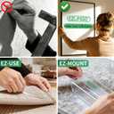 EZlifego Double Sided Tape Heavy Duty(Extra Large, Pack of 1, Total 396 Inch), Nano Double Sided Adhesive Tape, Clear Mounting Tape Picture Hanging Strips, Removable Wall Tape Sticky Poster Tape Decor