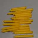 24 Pack Golden Spell Chime Candles  Premium Mini Unscented Taper Candles for Rituals, Prayer, Birthdays, Meditation, Altar, Spells, Chime Candles - 4 Inch Tall - Ideal for Witches