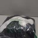 No Hook Slub Textured Shower Curtain with Snap in Liner - Black Fabric Outer Curtain & Waterproof Inner Liner, Hotel Style with See Through Top Window, 71x74 in