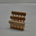 ZEESOON Beach Wooden Dual Cutting Board Rack Chopping Board Organizer Stand Holder Kitchen, Cutting Boards for Kitchen with Holder, Pantry Organization, Kitchen Cabinet Organizer