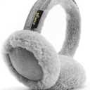 Aurya Ear Muffs - Classic Unisex Ear Warmer Winter Outdoor Earmuffs for Women (Standard, Gray)