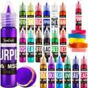 Soap Dye, 20 Colors Skin Safe Soap Colorant Bath Bomb Color Dye for DIY Soap Making Supplies, Bath Bomb, Lotion, Food Grade Concentrated Soap Coloring for Soaps, Bath Products, 0.35 Fl.oz Each