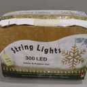 LJLNION 300 LED String Lights Outdoor Indoor, Extra Long 98.5FT Christmas Lights, 8 Lighting Modes, Plug in Waterproof Fairy Lights for Wedding Party Bedroom Decorations (Warm White)