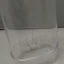 Hamiledyi No Mess Bird Feeders Water Dispenser Set Automatic Parakeet Cage Feeder with Perch Transparent Acrylic Container Parrot Cage Accessories for Canary Budgie Lovebirds Finches (Feeder + Drinking Bottle)