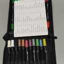 TANMIT 48 Colors Acrylic Paint Pens, Dual Tip Acrylic Paint Markers with Brush Tip and Fine Tip, Acrylic Pens for Rock Painting, Wood, Canvas, Stone, Glass, Ceramic,DIY Crafts Making Art Supplies