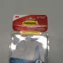 Command Bath Large Towel Hook Value Pack, Clear Frosted, 3-Large Hooks, 3-Water-Resistant Strips, Organize Damage-Free (White)