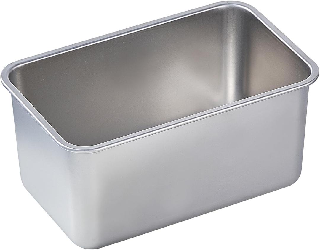 2.2QT 304 Stainless Steel Loaf Bread Pan, 8x5x4 Inch Deep Loaf Bread Baking Nonstick Pans for Homemade Meatloaf Sourdough