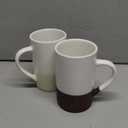 Mora Ceramics 12oz Coffee Mug Set of 2 - Tea Cups with Handle - Microwave and Dishwasher Safe, Perfect For Mug Lovers - Rustic Matte Glaze, Modern Design - Assorted Colors