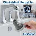 6+6 Pack NES215A/ NES210 Vacuum Filter Set for Eureka NES215A/ NES210/ NES212/ NES215 Blaze Stick Vacuum Cleaner, 6 Vacuum Filters + 6 Pre-Motor Filters, Compare to Part #N0101 & N0102