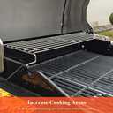 Hisencn Grill Warming Rack for Charbroil Performance 4 Burner 463366022, 463365021,463365522, Parts for CharBroil 463350521, 463352521, Warming Grates, Stainless Steel