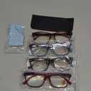 CLASAGA Progressive Multifocus Reading Glasses for Women, Pattern Print Blue Light Block Stylish Ladies Computer Readers (Pattern Design-5)