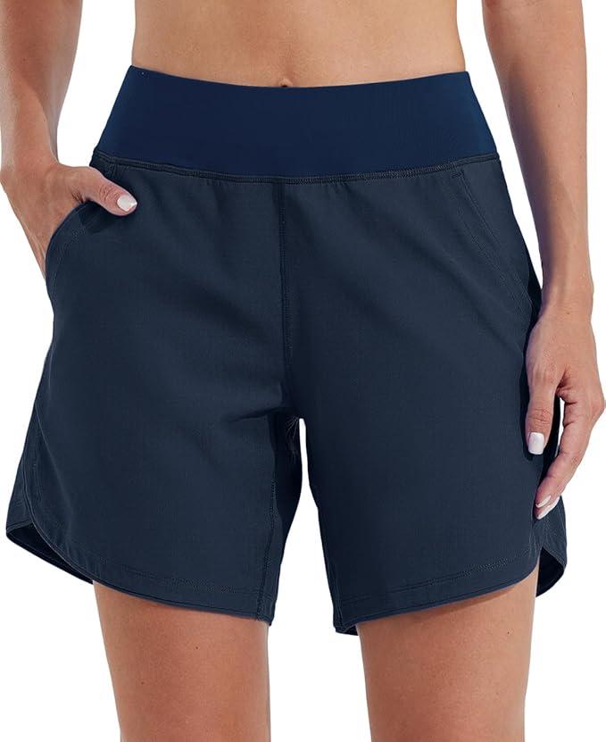 Willit Women's Swim Board Shorts Quick Dry, XL