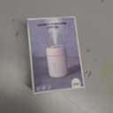 Portable Mini Humidifier, 300ml USB Cool Mist Small Humidifier with Colorful Lights. Perfect for Bedroom, Office, Plants, travel & Car (White)