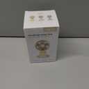 Rechargeable Clip On Small Fan with LED Light, 3 Modes, Outdoor Portable Small Fan That Can Be Clipped, Placed On the Desktop, and Held In Hand.