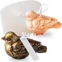 3D Bird Silicone Molds for Resin Candle, Sparrow Bird Cake Fondant Chocolate Candy Molds, Animal Candle Soap Epoxy Resin Casting Concrete Art Craft Mold Table Home Wedding Decor