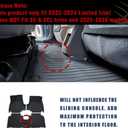 BestEvMod for Ioniq5 All Weather Floor Mats XPE Anti-High Temperatuer Liner Floor Mats 1st & 2nd Row Compatible with Hyundai Ioniq 5 Limited Trim 2022 2023 2024 Accessories (Slide Console Version)