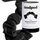 Nodpod Gentle Pressure Sleep Mask | Patented Light Blocking Design for Sleeping, Traveling & Relaxation - Black Onyx