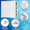 Access Panel for Drywall, 22 x 22 inch with Lock and Key, for Ceiling, Electrical Conduits, Heavy Duty Metal Steel Access Door (White)
