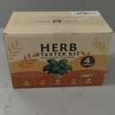 HOME GROWN Herb Garden Planter Indoor Kit  Unique Christmas Gift for Adults, Men, & Women - Grow 4 Heirloom Herb Seeds on Kitchen Window  Beginner DIY Craft & Hobby Gardening Gift for Plant Lovers