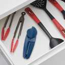 Starfrit MightiCan Can Opener - Safe - Holds Lid and Leaves No Sharp Edges on Lid - Comfort Grip - Heavy Duty Non-Slip Knob - Blue