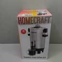Homecraft Quick-Brewing 1000-Watt Automatic 30-Cup Coffee Urn - Stainless Steel