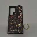 Petitian for Samsung Galaxy S24 Ultra Case with Wallet - Women Girls Cute Girly Aesthetic Unique Design with Leather Credit Card Holder Cardholder Stand Wristband for S24 Ultra, Grow Flower