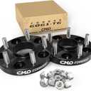 Customadeonly 20mm Hubcentric Black Wheel Spacers 5x120 Compatible for Acura Mdx Zdx RLX TL, Compatible for Honda Civic Type R, Ridgeline Odyssey Passport Pilot (2pcs 64.1mm m14x1.5)