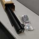 Retractable Baby Gates - 200" Extra Wide Retractable Dog Gate, 42" Extra Tall Mesh Gate Pet Gate with Support Rods, Long Child Safety Gate for Stairs Doorways Indoor Outdoor Large Openings - Black