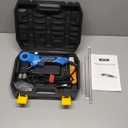 250W AC Rotatable Electric Hot Knife, 6 Blades Foam Cutter Cutting Tool Kit with Foldable Stand, Full-body Air Cooling System with Heavy-Duty Case for EPP, EPS, XPS, EVA, PU, KT Board, Sponge