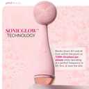 Clean, Acne, and Redvolution - Electric Facial Cleansing Brush, Smart Facial Device with Silicone Brush & Anti-Aging Massager, Red and Blue LED Light