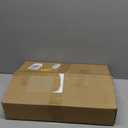 Cut-Out Design 16" Short Dog Gate for Small Dogs, Foldable Retractable Puppy Gate Indoor - Freestanding Lightweight Pet Barrier for Doorways, Stairs, Hallways (Extends to 35", White)