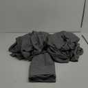 Amazon Basics Lightweight Super Soft Comfortable Brushed Microfiber 4 Piece Bed Sheet Set with 14-Inch Deep Pockets, Queen, Dark Gray, Solid