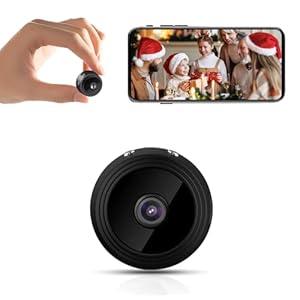 Hidden Cameras - Spy Cameras - Nanny Cam - 1080P HD WiFi Security Camera - Best Mini Camera - WiFi Wireless Camera - Surveillance Camera with Motion Detection and Night Vision - Car Cameras for Surveillance