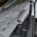 Rubbermaid Freestanding Storage Cabinet Five Shelf with Double Doors Lockable Large 690-Pound Capacity Gray For Garage/Outdoor Garden Tools/Toys/Power Tools/Pool Accessories Grey