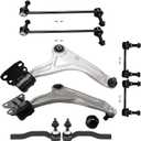 8PCS ASTOU Front Suspension Kit fit for 2013-2017 for Ford Fusion 2013-2018 for Lincoln MKZ Front Lower Control Arm And Ball Joints Outer Tie Rod Ends Sway Bar Links