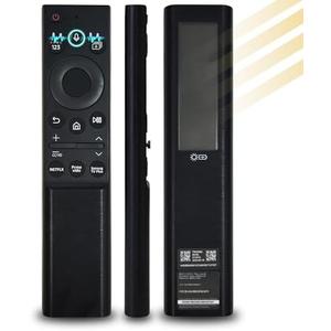 BN59-01357A TM2180E Compatible with Samsung Smart TVs Frame Smart 4K 8K Ultra HD Neo QLED Series Solar Voice Remote, Replace BN59-01357F BN59-01357P, 3 Shortcut Buttons
