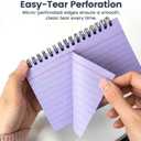 Koogel 400 Count Spiral Index Cards 4x6, 8 Pack of 8 Colors Ruled Flash Cards with Waterproof Cover for Studying, Note Taking Office Organization, College & School Supplies, (50 Sheets Each)